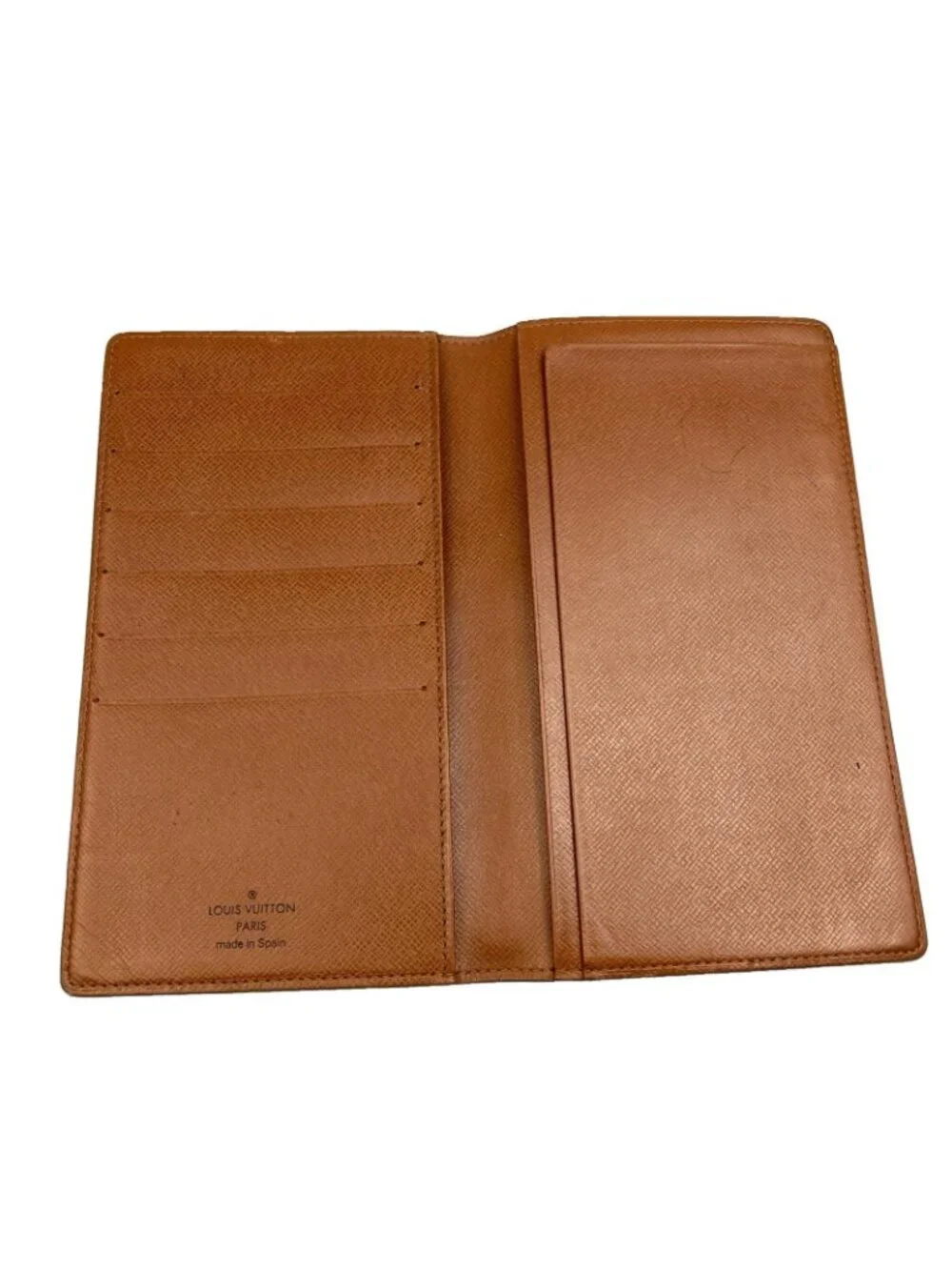 Auth 7x4 Inches Louis Vuitton Ticket Long Waller Breast Passport